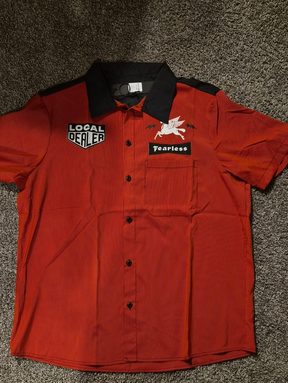 Fearless Local Dealer Red Short-Sleeve Shirt